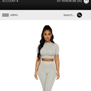 Naked wardrobe cropped top